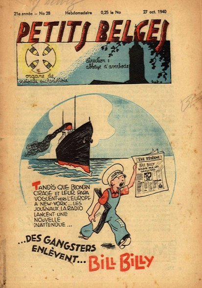 Revue Petits Belges du 27 octobre 1940 © Centre Belge de la Bande dessinée 