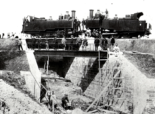 Dérivation de la Haine à Mons, 1881 © ASBL Voies d'eau du Hainaut