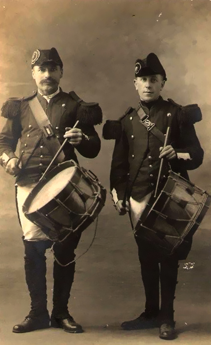 Émile Piraux et Roger Coppin, marcheurs en 1928 © MMESM