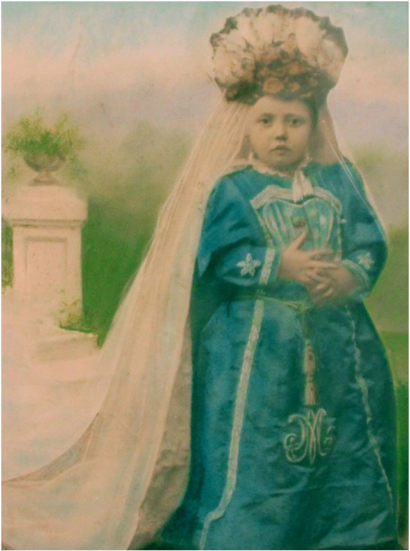 Alicia Vilain, pucelette en 1894 © ARP